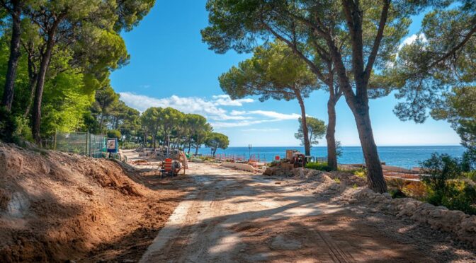 Parc de la Méditerranée à Six-Fours-Les-Plages : infos travaux et date de réouverture pour ce projet d&rsquo;aménagement urbain